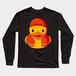 Road Construction Rubber Duck Long Sleeve T-Shirt